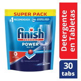 Finish Detergente En Tabletas Para Lavavajillas 30 Unidades