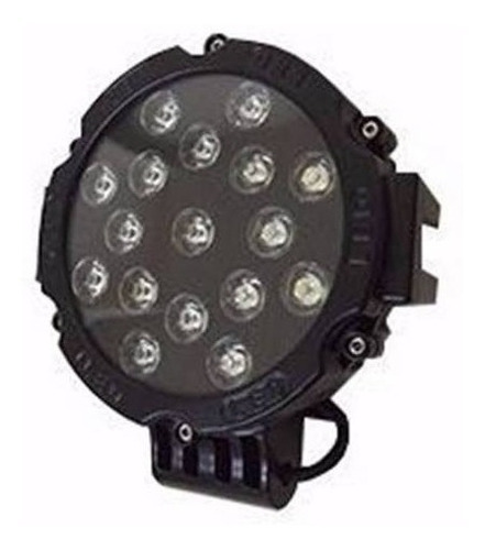 Par Faros Redondo 17 Leds Reforzado 7 Off Road Universal