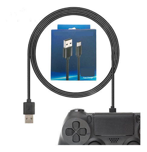 Cable Usb Para Joystick Control Ps4 Carga Rápida Box Oferta