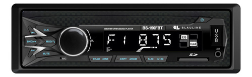 Stereo Auto Bluetooth Led  Radio Fm Panel Fijo Usb Sd Auxil