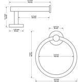 Marmolux Acc Juego De Accesorios De Baño De Níquel Cepillado