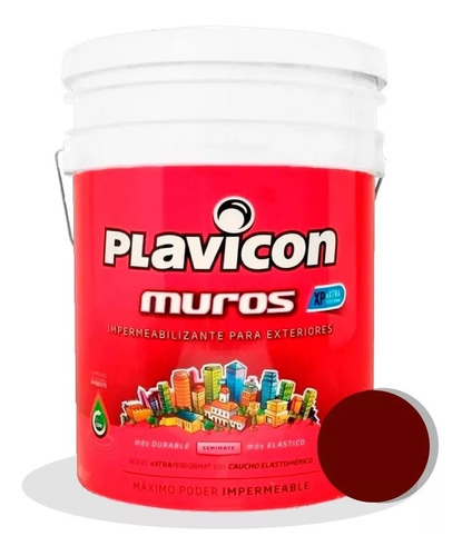 Muros Xp Impermeabilizante Plástico 12 Kg. Plavicon - Iacono