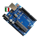 Placa Italy Para Arduino Uno R3 Mega328p Atmega16u2 