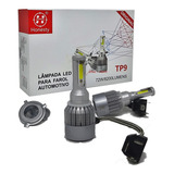 Par 2 Super Led H4 2d 72wts 8200lm 6000k Carro Caminhão Moto