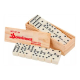 Domino Profesional Caja Madera Juego Fichas Casino Grande