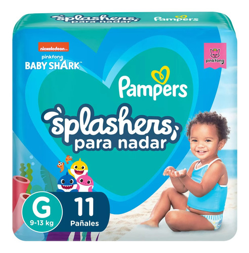 Pampers Splashers Swimmers Pants Pañales Para El Agua