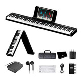 Piano Plegable 88 Teclas, Semi-pesado, Midi Usb, Bluetooth, 