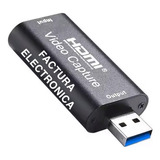 Capturadora De Video Liv Streaming Fhd Hd 1080 Hdmi 4k Usb 2