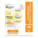 Garnier Skin Active Hidratante Express Aclara Tono Claro 40g