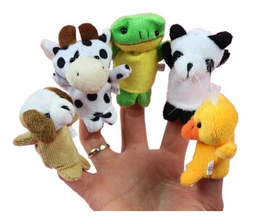 Pack De 10 Titeres Para Dedos, Diseños Diferentes Animalitos