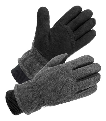 Skydeer Guantes De Invierno Con Piel De Ante Genuina De Prim