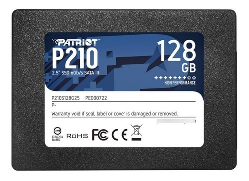  Hd Ssd 128gb Sata 3 P210 Patriot 450-430 Mb/s Grav 120