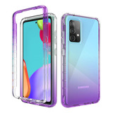 Celularte Funda Para Samsung A52 4g 360° 2 En 1 Bicolor