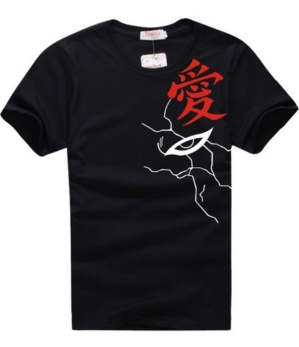 Camisa  Naruto Sabaku Gaara Black 2020 