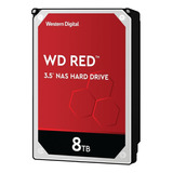 Disco Rígido Interno Western Digital Wd Red Plus Wd80efax 8tb Vermelho
