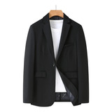 Traje Casual Tipo Blazer Plus Para Hombre, Chaleco, De Traba