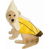 Disfraz De Plátano Para Perro Talla: M Halloween