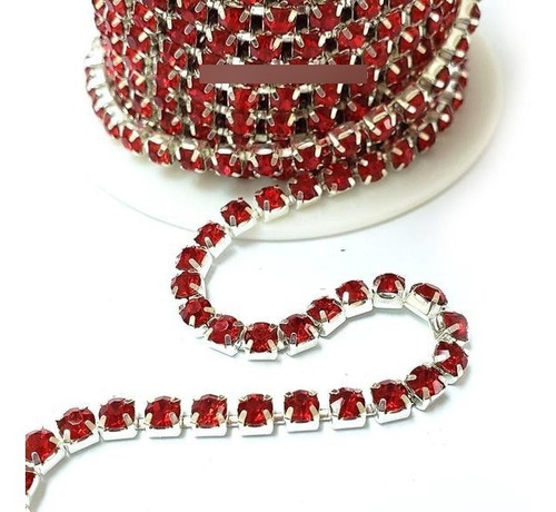 Strass En Cadena Tira Rollo Soutache Brillos Cristales Traje