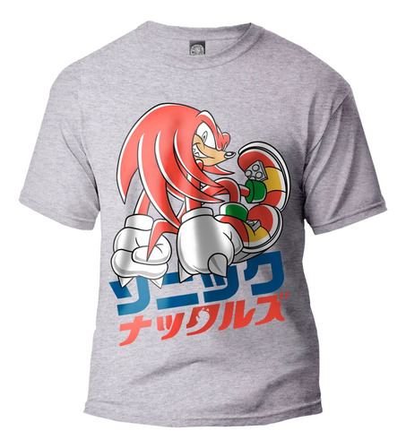 Playera  Knuckles 2 Sonic Tails Sega Genesis Kanji