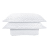 Kit Colcha Sultan 3 Peças Velvet 2,20x2,40 Casal Off-white 