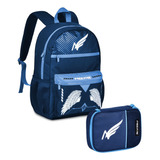 Mochila De Costas Free Fire Casual Angelical Estojo Juvenil