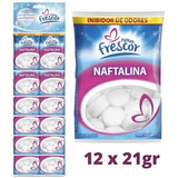 Pedra Naftalina Bola Anti Traça Anti Mofo Repelente 12x21gr