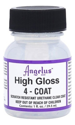 Coat Finisher Angelus 1 Oz (sellador De Pintura Acrílica) High Gloss Coat