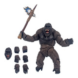 Boneca King Kong Gorilla Articulada-15 Cm