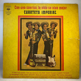 Cuarteto Imperial - Con Una Sonrisa Cumbia 1975 - Vinilo Lp