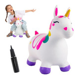 Caballo Montable Hinchable Para Niños Joyin Diseño Unicornio