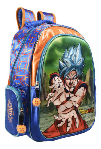 Mochila Dragon Ball Goku 3d Primaria 100% Original