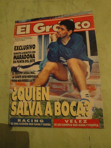 El Grafico 3961 Maradona River Racing Velez Dominguez Rugby