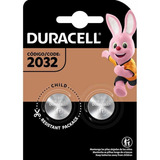 2 Pilhas Moeda Duracell Cr2032