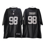 New 2024 Las Vegas Raiders No.98 Maxx Crosby Jersey