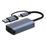 Adaptador Usb 3.0 A Ethernet Con Cable Práctico Conversor
