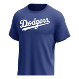 Playera Fanatics Beisbol Mlb Dodgers Los Angeles Azul Adulto