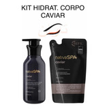 Loção Hidratante Corporal + Refil Boticário Spa Caviar 400ml