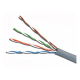 Cable De Red Bobina Utp Cat5e Gris Interior 300mts