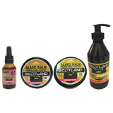 Cera Brillante + Opaca + Shampoo + Aceite Barba Scotland