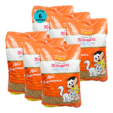 Granulado Sanitário Pinus Turma Da Mônica Pets 2kg Gatos C/6