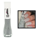 Esmalte Hits Diamante Estrela Glitter Refletivo Prata