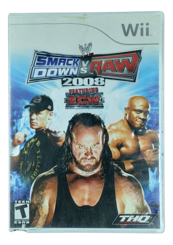 Wwe Smackdown Vs. Raw 2008 Juego Original Nintendo Wii