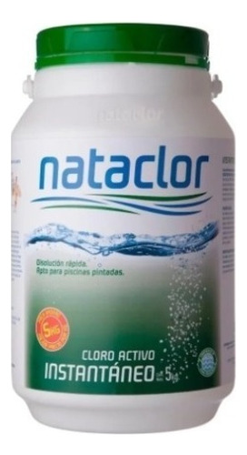 Cloro En Polvo Instantaneo X5kg Nataclor Disolucion Rapida