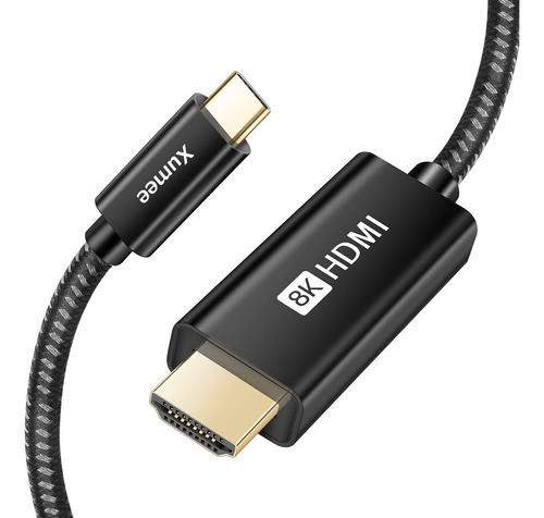 Xumee Cable Usb C A Hdmi (8k A 30hz), Tipo C (thunderbolt 3/