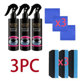 3x Kit Nano Spray 120ml Limpieza Completo Pasta De Pulir