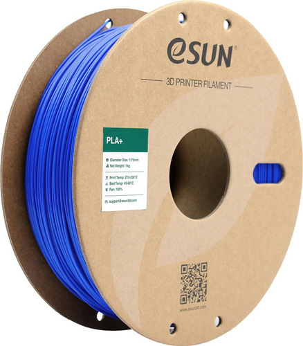 Filamento 3d Pla+ Esun De 1.75mm Y 1kg Blue