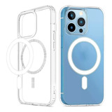 Capa Case Clear Magnética Para iPhone 14 15 Pro E Pro Max