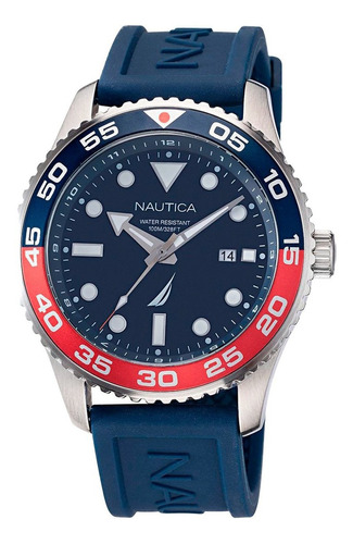 Reloj Pulsera Nautica Nappbf144, Para Hombre Color