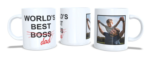 Caneca The Office Worlds Best Boss Personalizada Nome Foto
