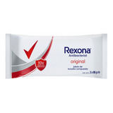 Jabón En Barra Rexona Antibacterial Original 90 g Pack X 3